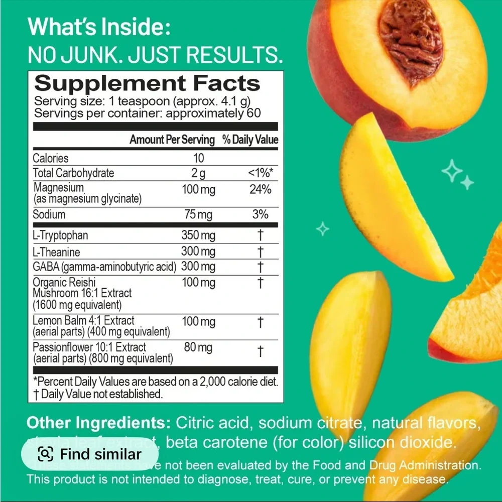 Third Nature Calming Drink Mix with Magnesium Glycinate - Picture 4 of 6